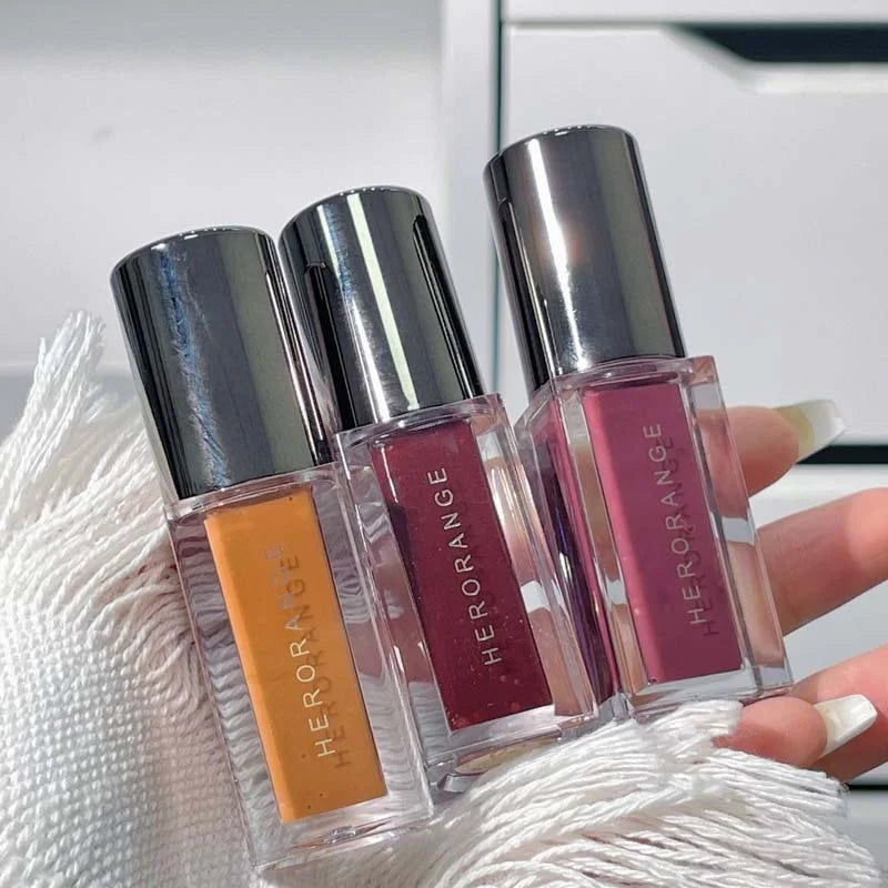Bright Mirror Lip Glaze Moisturizing Clear Waterproof Lip Gloss Matte Finish Vegan Not Easy Fade
