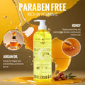 OEM Private Label Body Care Natural Organic Vitamin Honey Vegan Lightening Body Wash Perfume Bath Scrub Shower Gel Body Wash