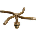 3/4 Arm Copper Rotary Sprinkler Garden Lawn Irrigation Watering Nozzle Sprayer Rotating Brass Sprayer All-Season 3-Year Warranty