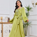 Zifeng OEM Islamische Kleidung Shakwar Dubai New Style Women's Beaded Abaya Muslim Dress