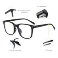 Fashion square TR90 Spectacle Customized Designer Anti Blue Light Glasses Optical Frames Eyeglasses