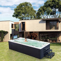190 Inch Big Massage Bathtub Spa Outdoor whirlpool 10 Person Swim Hydromassage Hot Tub With Tub