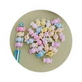 AB Acrylic Loose Spacer Beads 100pcs Candy Colored Jewelry Making Components DIY Pen Charms Bracelet Necklace Handmade