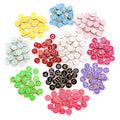 Fashion Creativity Colors Round Alloy Drop Oil Initial A-Z Pendant Bracelet Charm DIY Jewelry Accessories for Women