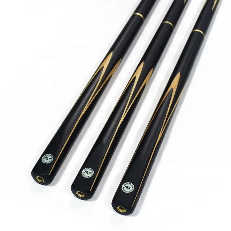3/4-pc Hand Made Snooker Cue With Extension Ash Wood Shaft Ebony Butt. 9mm  / 10mm Tip. 19-21oz