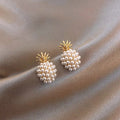 Fashion High Quality Geometric Classic Earrings Stud Pineapple Earrings for Women