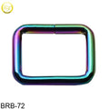 Custom Handbag Hardware Factory Zinc Alloy Lanyards Adjustable Metal Buckle Rainbow Side Quick Release Buckle for Pet Collars