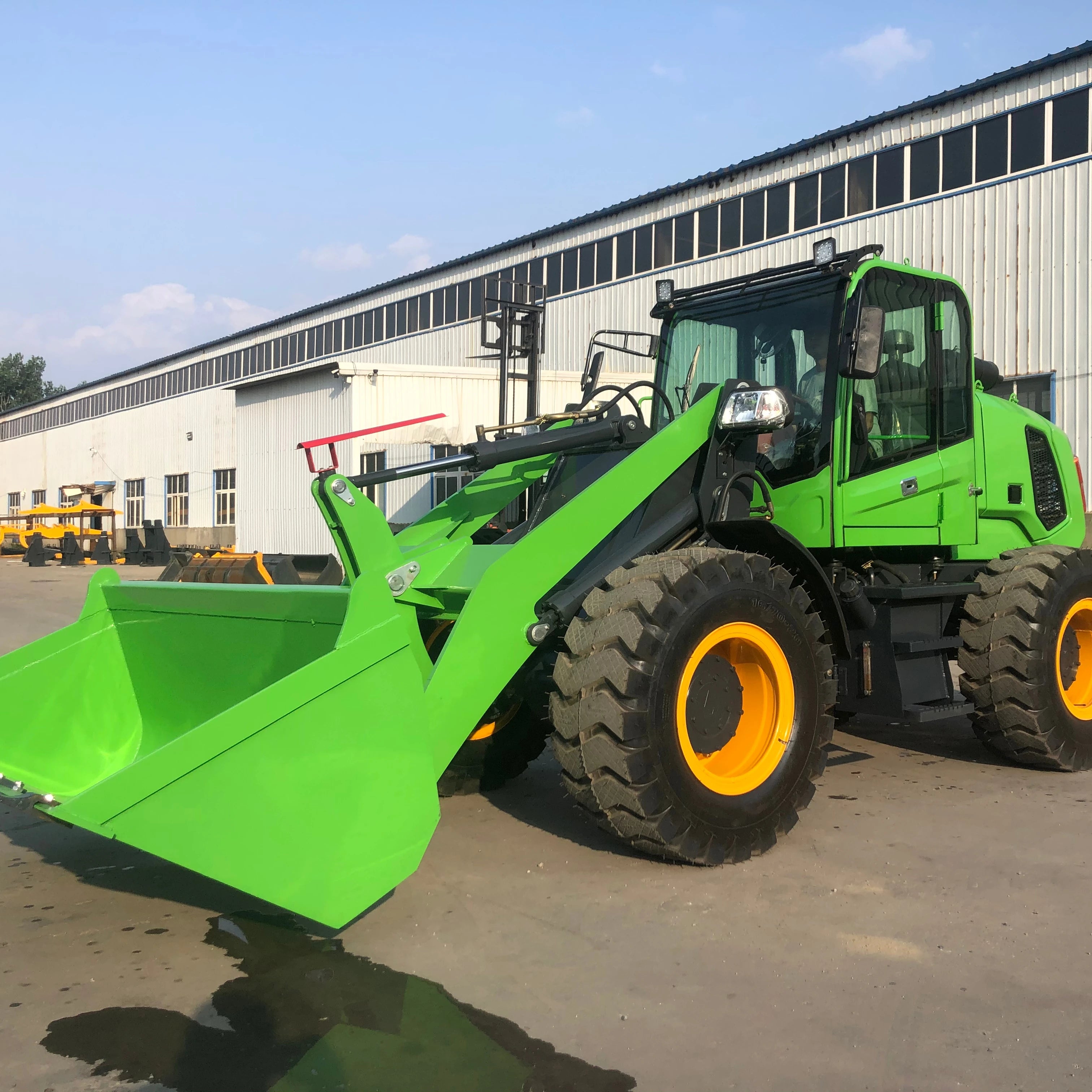 ISO HUAYA 3 3.5 4 5 Ton Compact Crawler Hydraulic diesel Mini Loader with Attaments/Euro5 China