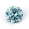 Starsgem 5.5mm Round Brilliant Cut Synthetic Loose Moissanite Wholesale Moissanite Blue