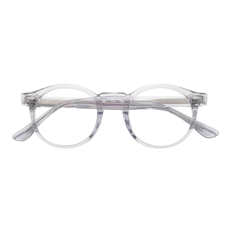 New Style Transparent Round Unisex Prescription Blue Light Glasses clear Eyeglasses Frame