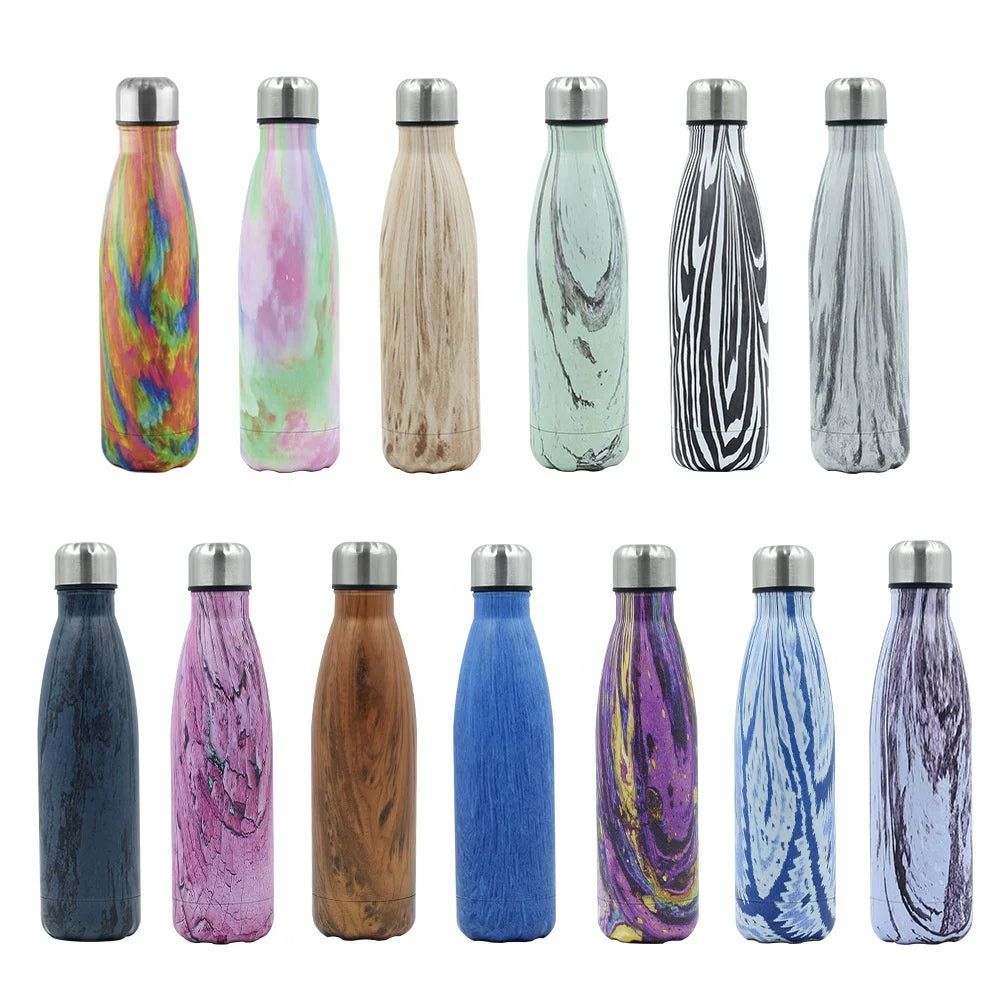 FX Factory Cola Bottle Thermoses Custom Logo Double Wall Bottle Metal Stainless Steel Sports Gym Water  Bottle