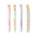 Fancy Plastic Bunny Carrots Erasable Fountain Pen Set for Kids with EF Nib and 0.5mm Writing Width Student Use