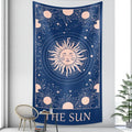 150*130cm Mandala Tapestry Tarot Card Wall Hanging Astrology Divination Witchcraft Room Decor Bedspread