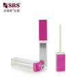 SLS005-4ML Empty RSquare Bottom Bottle for Lip Plump Gloss Make up Packaging With LED Light on Wand With Brush