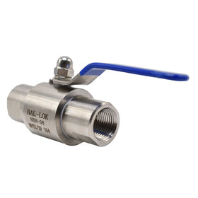 HAL-LOK Type 304 Stainless Steel 1 Inch Manual Ball Valve Female Thread Pneumatic Power Manual Pipe Fittings for Gas Media OEM