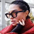 Sunglasses Men and Women Round Steampunk Premium Hardwood Solar Eyeglasses
