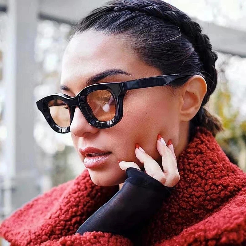 Sunglasses Men and Women Round Steampunk Premium Hardwood Solar Eyeglasses