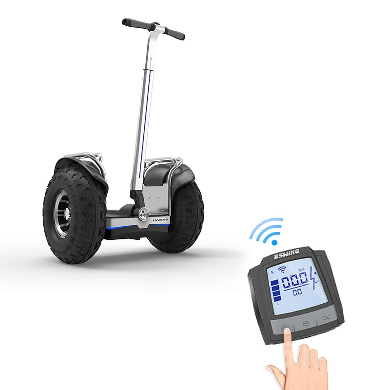 ESWING Two Rounds Self Balancing Electric Scooter LCD ES52-018 Remote Control CE/FCC/ROHS Certified MegaBDM