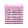 Girl Group Glue Free Waterproof Self-Adhesive DIY Lash Extension Kit Press-on Eyelash Clusters with Fan Lashes