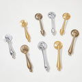 Antique Solid Brass Furniture Handles Modern Minimalist Conical Drawer Knob T-Bar Pull Bronze Kitchen Dresser Bedroom Bathroom
