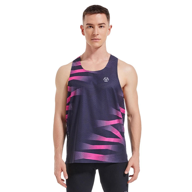 Personalized Marathon Singlet Ultra-Light Running Tank Breathable Sleeveless Top  Sublimation Running Vest Running Singlet