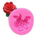 2020 Flower Bloom Rose Shape Silicone Fondant Soap 3D Cake Mold Cupcake Jelly Candy Chocolate Decoration Baking Tool Moulds