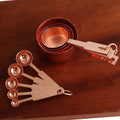 9Pcs Set Metal Coffee Salt Cup Stainless Steel Measuring Spoons and Cups Tool Powder Cooking Kitchen Baking Use