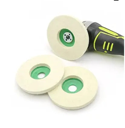 5 Inch Wool Felt Buffing Wheel Felt Polishing Pads for Angle Grinder Rotary Tool Abrasive Grinding