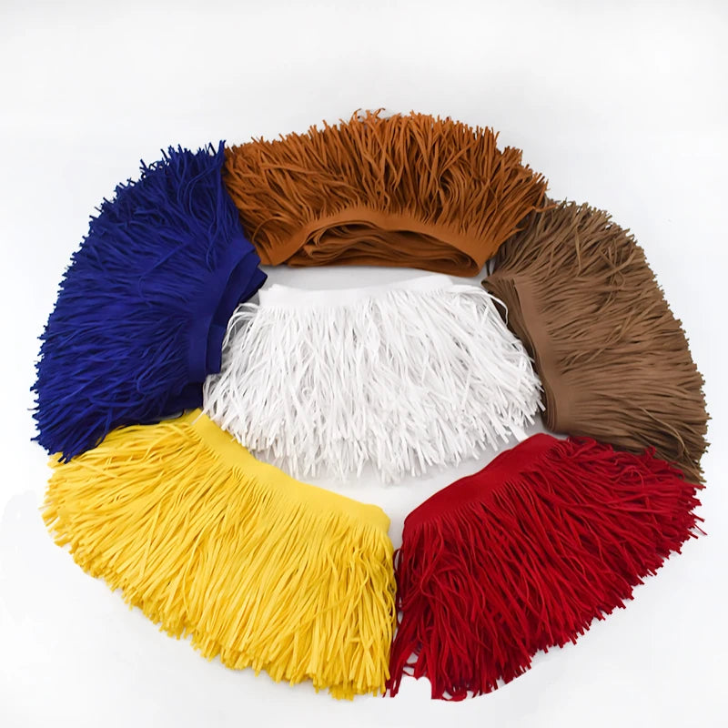 Deepeel TF005 15cm Sewing Accessories Curtain Home Decoration Garment Trim Fabric Tassel Ribbon Fringe Lace MegaBDM