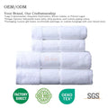 High Quality Egyptian Cotton Compressed Thick Hotel Bath Hand Towels  Luxury 100% Cotton Soft Super-Absorption Bath Tpowels