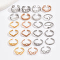Wholesale Fitted Stainless Steel Silver Gold Diamond Fine Fashion Jewelry Toe Rings Waterproof for Women Feet Piercing Jewelry
