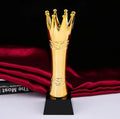Gold Crown Crystal Trophy Award Crown Resin Trophy