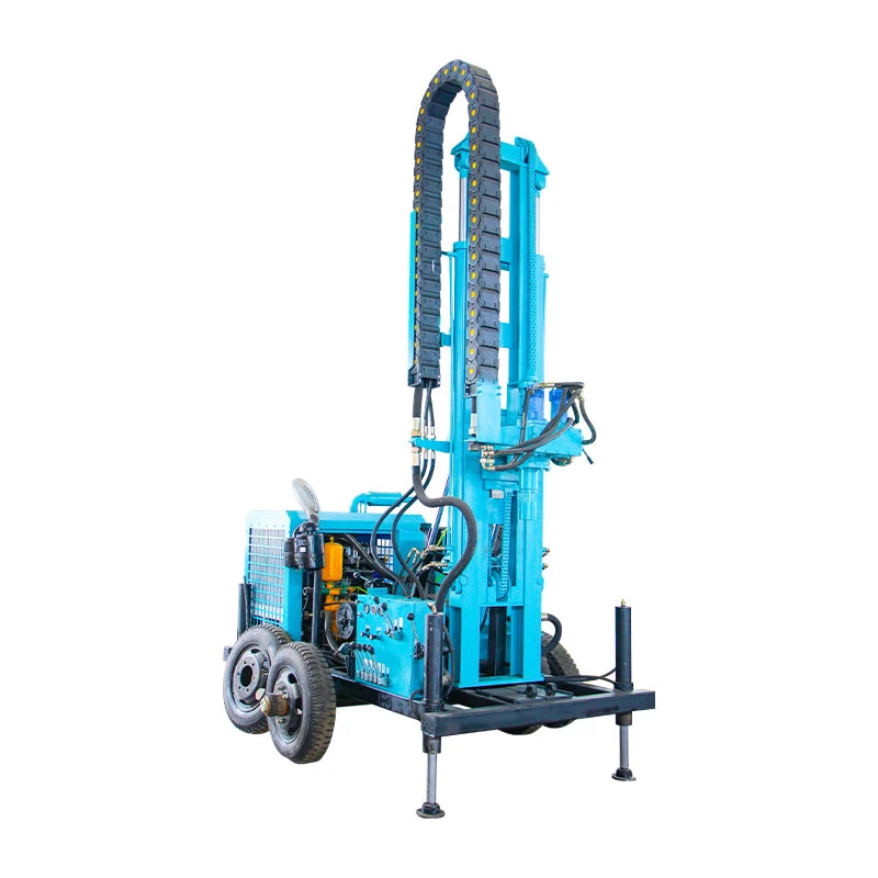HUAYAO 300 Depth Water and Pneumatic Dual Purpose Drilling Rig Hydraulic Water Borehole Drilling Rig