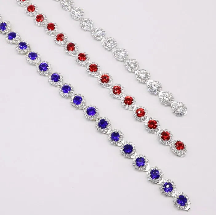Wholesale Clothing Accessories Rhinestone Chain Trimming DIY Headdress Rhinestone Chain