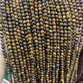 G2206 Wholesale Cuentas De Ojo De Tigre 4MM 6MM 8MM Loose Bead for DIY Jewelry Making Natural Tiger Eye Stone Beads