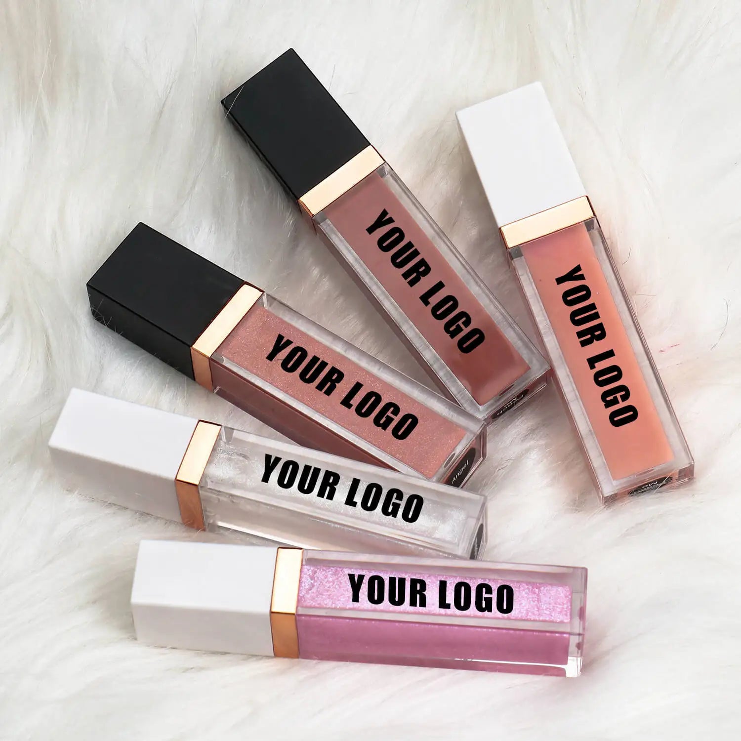 Wholesale Quality Lipgloss Gloss Bulk High Pigment Loquid Matte Lipstick No logo Vegan Lip Gloss Private Plumping Label Glitter