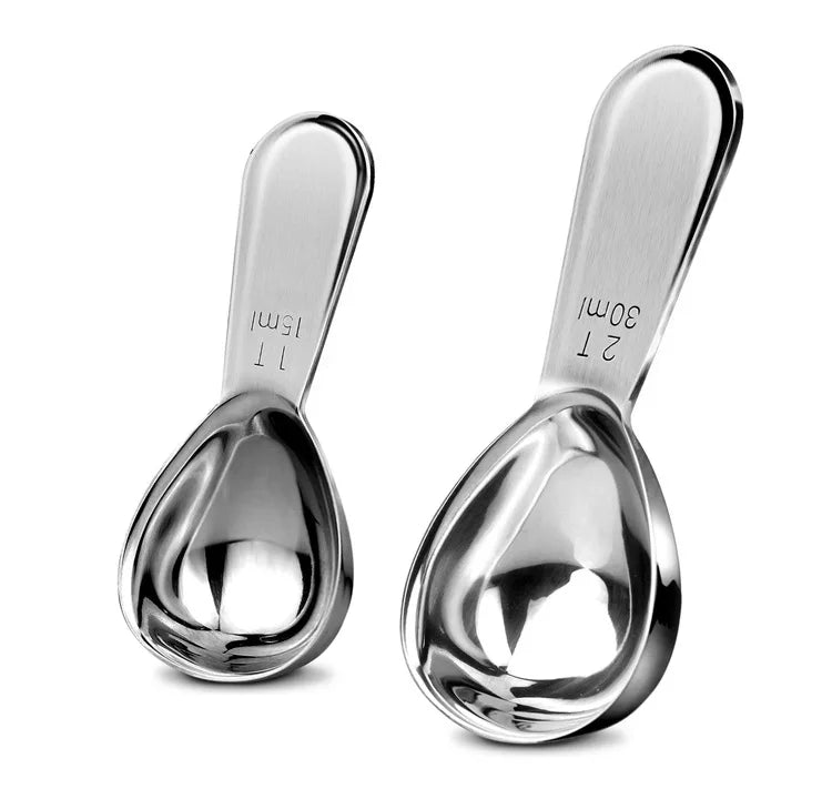 Stainless Steel Coffee Measuring Spoon with Scale Eco-Friendly