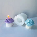 Early Riser Muffin Cup Candle Mold Muffin Cup Silicone Mold Garden Ornaments Scented Candle Home Decor Resin Crafts Cake Tools