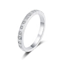 Minimalist GRA Moissanite Jewelry Sterling Silver 925 Jewellery GRA Moissanite Wedding Rings Women Jewelry