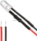 Mixed Colour 5mm LEDs Prewired Light DC5-24V 20cm Pre Wired LED Truck Led Lights 24v
