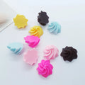 Resin Ice Cream Topping Flat Back Resin Charms Cabochons for Slime Handmade DIY Mobile Phone Kids Hair Craft Decor