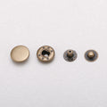 Hot Sales 4 Parts Metal Snap Button Kit Brass Snap Press Round Buttons for Clothes