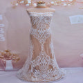 2024 Breathable Bead Tulle Embroidery Mesh Bridal Wedding Dress Swiss Lace Fabric Glitter Tulle Fabric  for Curtain