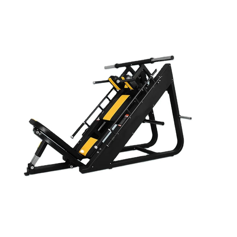 Yongwang YW-1755 High Quality Q235 Steel Gym Equipment Leg Press and Hack Slide with Free Weight