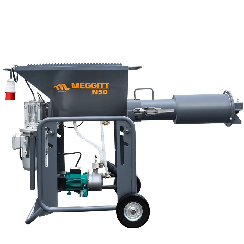 N50 Automatic Electric Mixer Cement Plastering Mixing Machine Dry Mortar Putty Grout Mixer Concrete Gypsum Spraying Machine