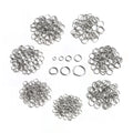 Silver Color Wholesale 4-9mm Open Jump Ring Metal Jump Rings DIY Jewelry Findings