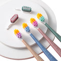 OEM ODM Ultra Soft Micro-Nano Toothbrush Nylon Bristles Adults Custom Logo Tooth Cleaning Replacement Features Box Packing Home