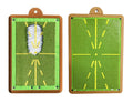 Golf Track Swing Mat with Mark Trace 30x60cm Ambidextrous Design for Indoor/Outdoor Practice Training