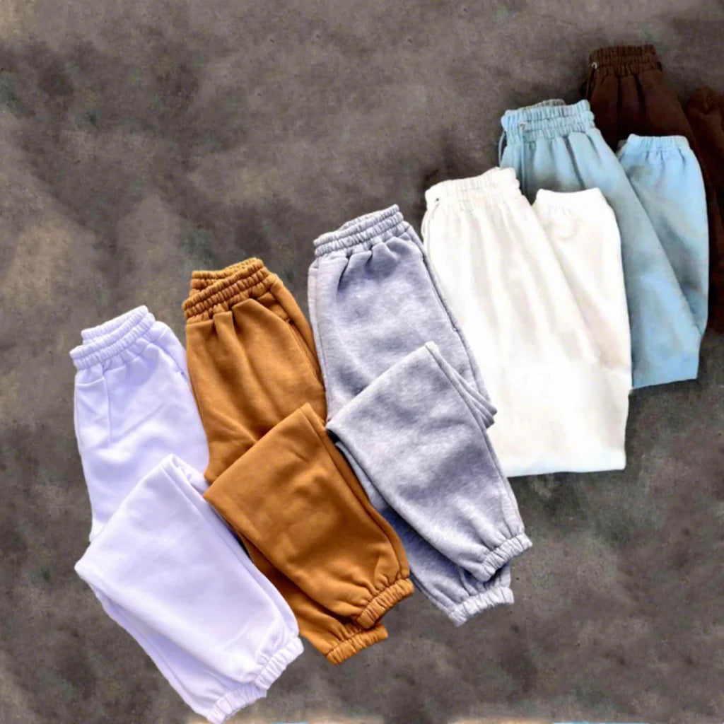 Luluxixiyaya Good Brush Softness Sweats Fabric Unisex US True Size Long Drawstring Joggers SweatPants