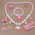 Children's Set Jewelry Wholesale Girl's Birthday Gift Beaded Shell Necklace Bracelet 8-piece Set Jewelry